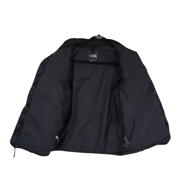The North Face Black Quilted Girls Jacket L/G Full Zip Puffer Style With Pockets - Picture 6 of 14